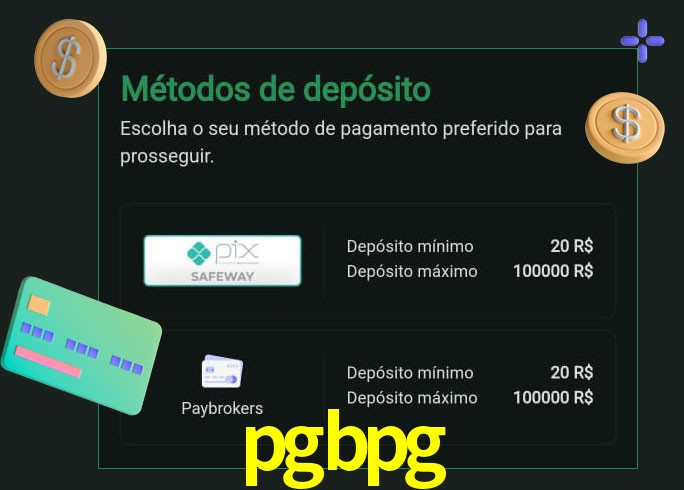 O cassino pgbpg oferece uma grande variedade de métodos de pagamento